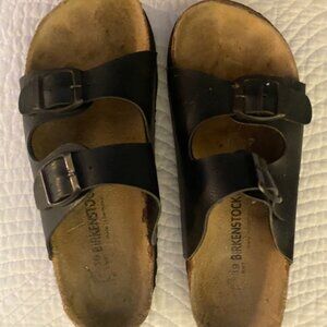 BIRKENSTOCK Arizona Brown Leather Sandals Size 39